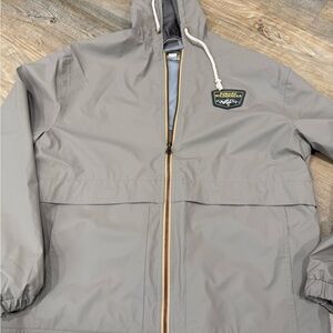 Weatherproof Stone Gray Windbreaker Jacket Subaru Wilderness Size L